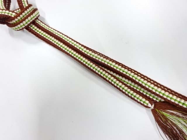 正絹　手組帯締め